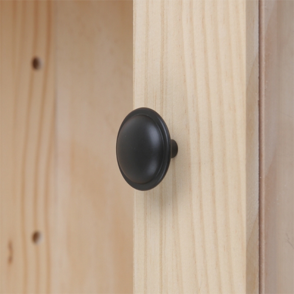 [특가] 1구 꼭지손잡이 볼록스마미 블랙 (31mm)