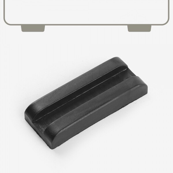 PVC 가구발 블랙 (18x46mm)