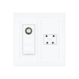 일신 MATV+4P 전화 콘센트