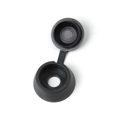 대량 메가타이 PVC 볼트캡 블랙 1박스