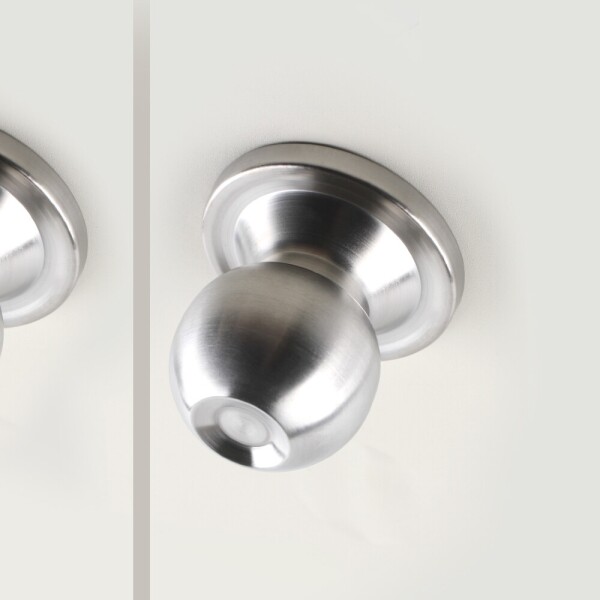 원통형 방화문손잡이 9003SS 스텐 (먹통공정)